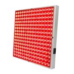 45W Red Light Therapy Lamp for Face, Dimmable LED Panel with Stand and Eye Mask, Home Salon Facial Refresh Device, Multi Region Plug