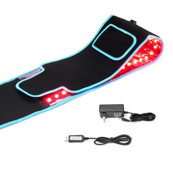 105 LED Far Infrared Red Light Therapy Waist Belt with Electric Heating for Lower Back Comfort Portable Home Wrap 660 x 850 mm