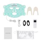 Led Face Mask Soft Silicone 8 Color Light Therapy Home Skincare Routine Usb Rechargeable Portable