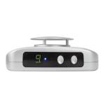 Portable Vibration Waist Massager with Cold Therapy, 2 to 4 Speeds Plug-In firming Belt for Home body care, Silver