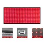 LED Red Light Therapy Mat with Infrared Heating Pad for Home Spa and Muscle Comfort 120W 160X80Cm