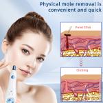 Plasma Pen for skin imperfections, Electric Beauty Device with 5 Speed Settings, Portable Home Facial Care Tool, Dual Power Mode