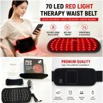 70 Led Red Light Therapy Belt With 5 Level Temp Control For Home joint comfort And Muscle Comfort 20W Portable Wearable Pad