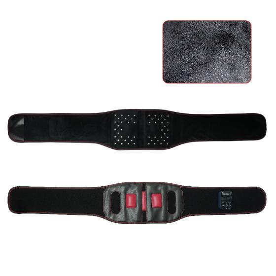 Far Infrared Red Light Waist Heating Belt, 3 Level Smart Temp Control Plush Lower Back Warmer, L Size Fits 40-55 Inch