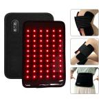 60 LED Red Light Therapy Belt, USB Rechargeable Body Care Wrap, Portable Home Office Back Support, 10W
