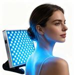 225 Led Tanning Lamp with 460nm Blue Light, Dimmable Sunbed Panel for Home Salon Use, Stand Mounted with Us Eu Uk Au Plugs