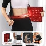 LED Light Therapy Panel 660nm 850nm Dual Wavelength Infrared Lamp with Adjustable Stand for Home Facial and Body Care 100-240V