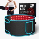 Red Light Therapy Belt, 105 LED Heating Massage Pad, Portable Home Use Waist Comfort, 16W Plug-in Power