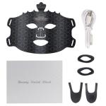 LED Face Mask With Red Light Therapy, Soft Silicone Home Skincare Device, Multi Color Spectrum, USB Rechargeable