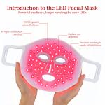 LED Face Mask — 3 Wavelengths, Red Blue &amp; Infrared