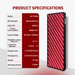 3000W Full Body Red Light Therapy Lamp Dual Band LED Panel for Muscle Comfort and Skin Care Home Spa with Stand