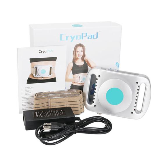 Portable Vibration Waist Massager with Cold Therapy, 2 to 4 Speeds Plug-In firming Belt for Home body care, Silver