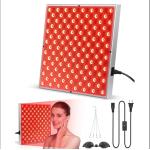 45W Red Light Therapy Lamp for Face, Dimmable LED Panel with Stand and Eye Mask, Home Salon Facial Refresh Device, Multi Region Plug