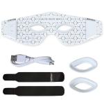 4D Silicone LED Face Mask with 272 Red Light Diodes for Face and Neck 4 Mode Rechargeable 2000mAh Battery Home Spa Device
