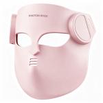 4D Silicone LED Face Mask with 272 Red Light Diodes for Face and Neck 4 Mode Rechargeable 2000mAh Battery Home Spa Device
