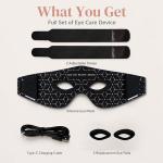 4D Silicone LED Face Mask with 272 Red Light Diodes for Face and Neck 4 Mode Rechargeable 2000mAh Battery Home Spa Device