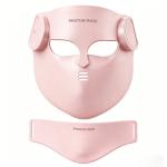 4D Silicone LED Face Mask with 272 Red Light Diodes for Face and Neck 4 Mode Rechargeable 2000mAh Battery Home Spa Device