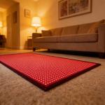 LED Red Light Therapy Mat with Infrared Heating Pad for Home Spa and Muscle Comfort 120W 160X80Cm