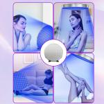 50W Dimmable UV Tanning Lamp Indoor Sunbed Light For Home Bronzing With Protective Eye Mask And Wall Mount Bracket