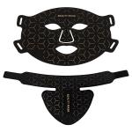 4D Silicone LED Face Mask with 272 Red Light Diodes for Face and Neck 4 Mode Rechargeable 2000mAh Battery Home Spa Device