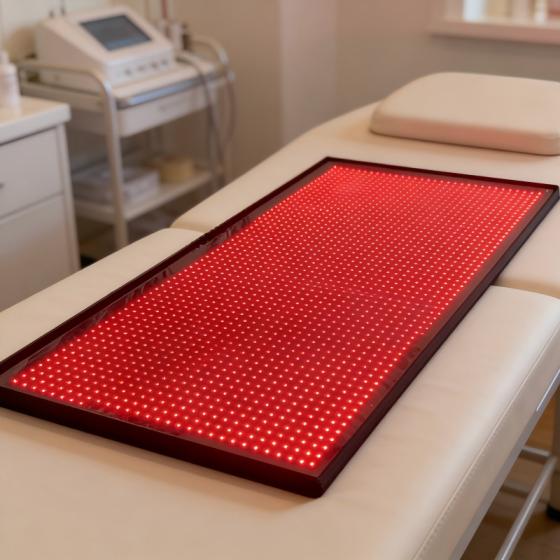 LED Red Light Therapy Mat with Infrared Heating Pad for Home Spa and Muscle Comfort 120W 160X80Cm