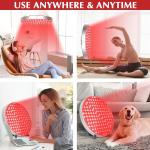Floor Standing LED Light Therapy Panel 50W 660nm 850nm Near Infrared Red Lamp for Facial Refresh with Adjustable Arm