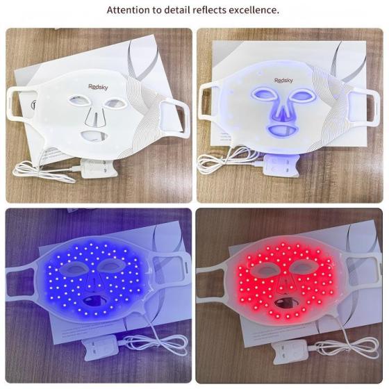 LED Light Therapy Face Mask — Red, Blue & Infrared