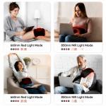 LED Red Light Therapy Belt — 72 LEDs, Cordless Heated Wrap
