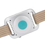 Portable Vibration Waist Massager with Cold Therapy, 2 to 4 Speeds Plug-In firming Belt for Home body care, Silver