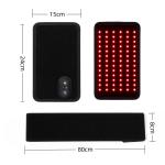 LED Red Light Therapy Belt — 72 LEDs, Cordless Heated Wrap