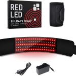 Red Light Therapy Belt, 105 LED Heating Massage Pad, Portable Home Use Waist Comfort, 16W Plug-in Power