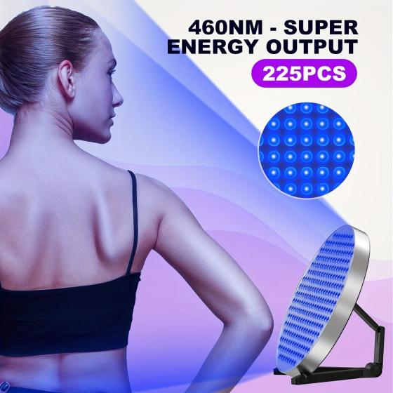 50W Dimmable UV Tanning Lamp Indoor Sunbed Light For Home Bronzing With Protective Eye Mask And Wall Mount Bracket