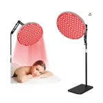 Circular Red Light Therapy Panel 660Nm 850Nm NIR for Home Skincare and Salon Use with Stand and Eye Mask 50W