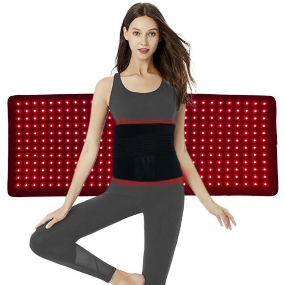 Red Light Therapy Waist Belt — 360 LEDs, Heated Lumbar Wrap