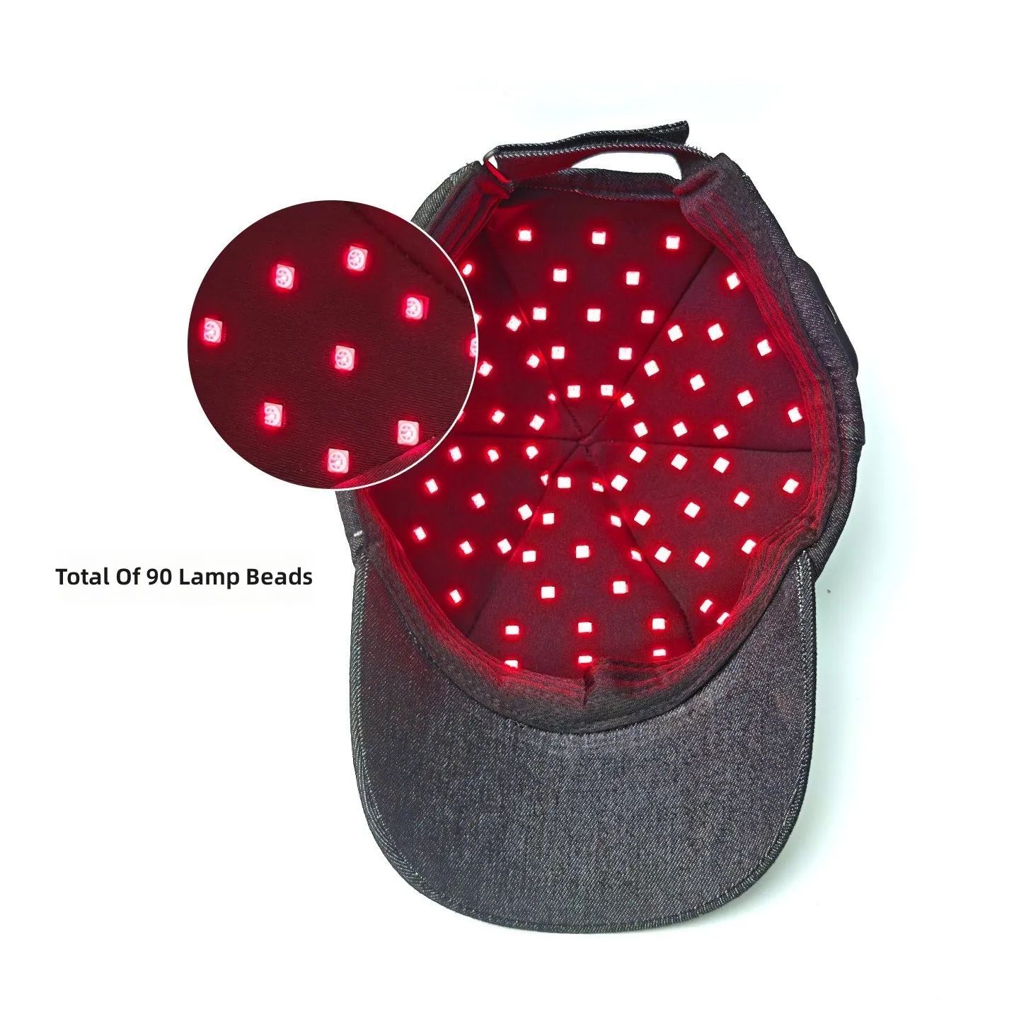 Red Light Therapy Hair Cap — 102 LEDs, 660nm & 850nm