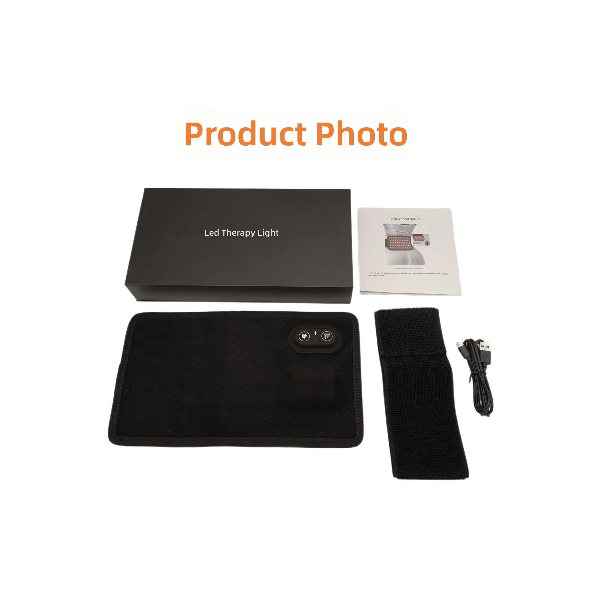 Waist Belt with 96 Led Red Light Therapy and Infrared Heating for Back Comfort Portable Battery Operated Lumbar Wrap