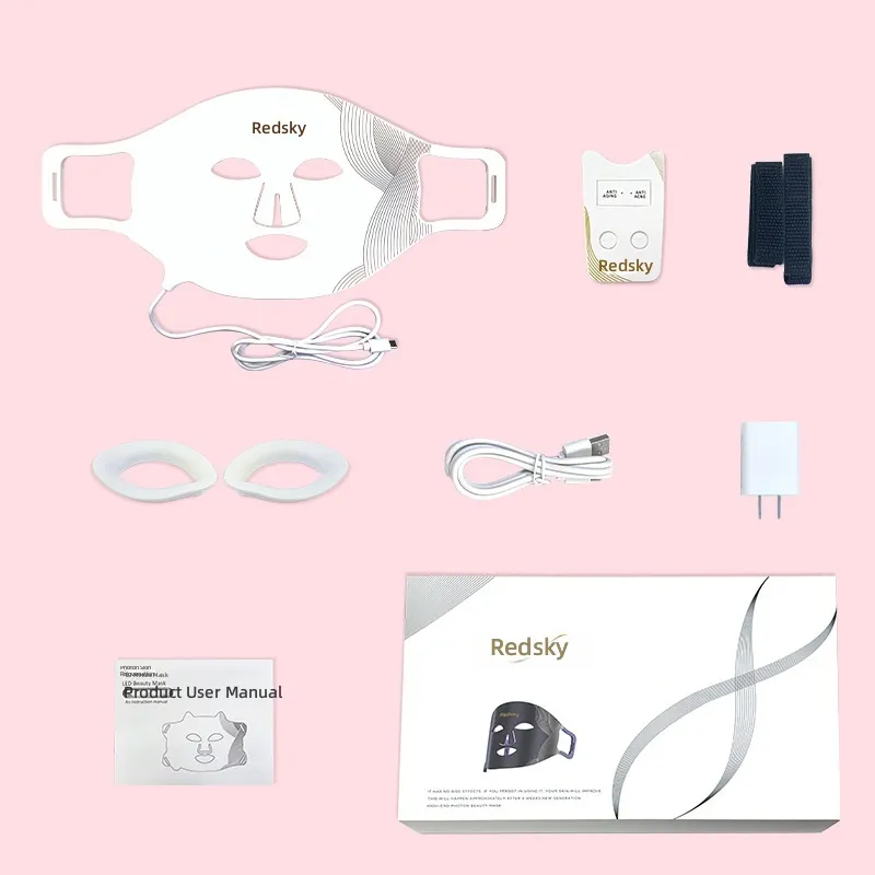 LED Light Therapy Face Mask — Red, Blue & Infrared