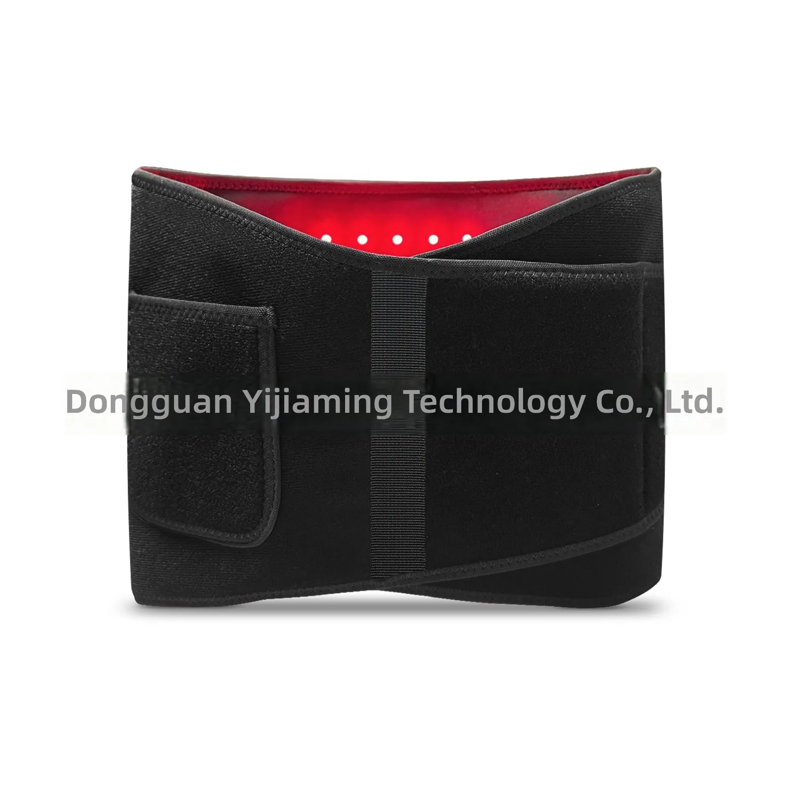 Far Infrared Red Light Waist Heating Belt, 3 Level Smart Temp Control Plush Lower Back Warmer, L Size Fits 40-55 Inch
