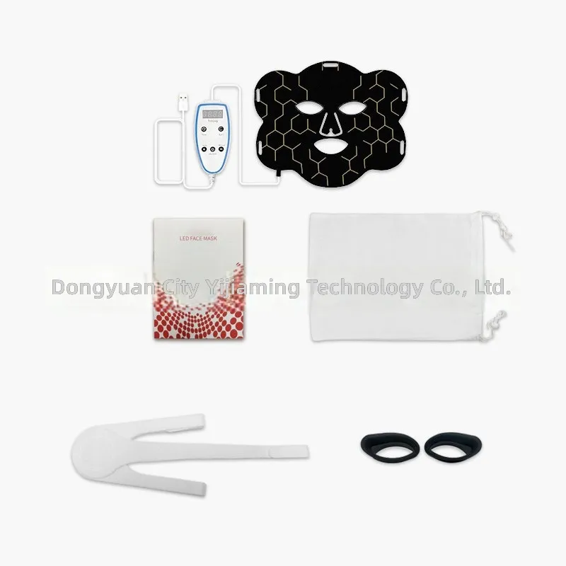 LED Light Therapy Face Mask — Red & Infrared, 4 Modes