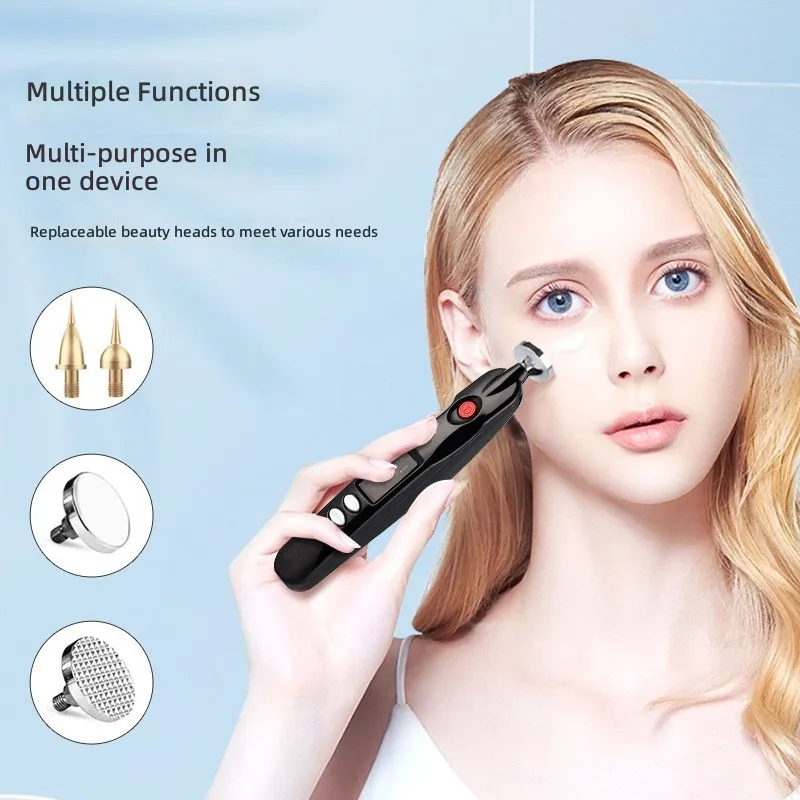 Plasma Skin Care Pen, USB Rechargeable Skin Care Device with 5 Speed Levels, Portable Home Beauty Tool for Face and Body