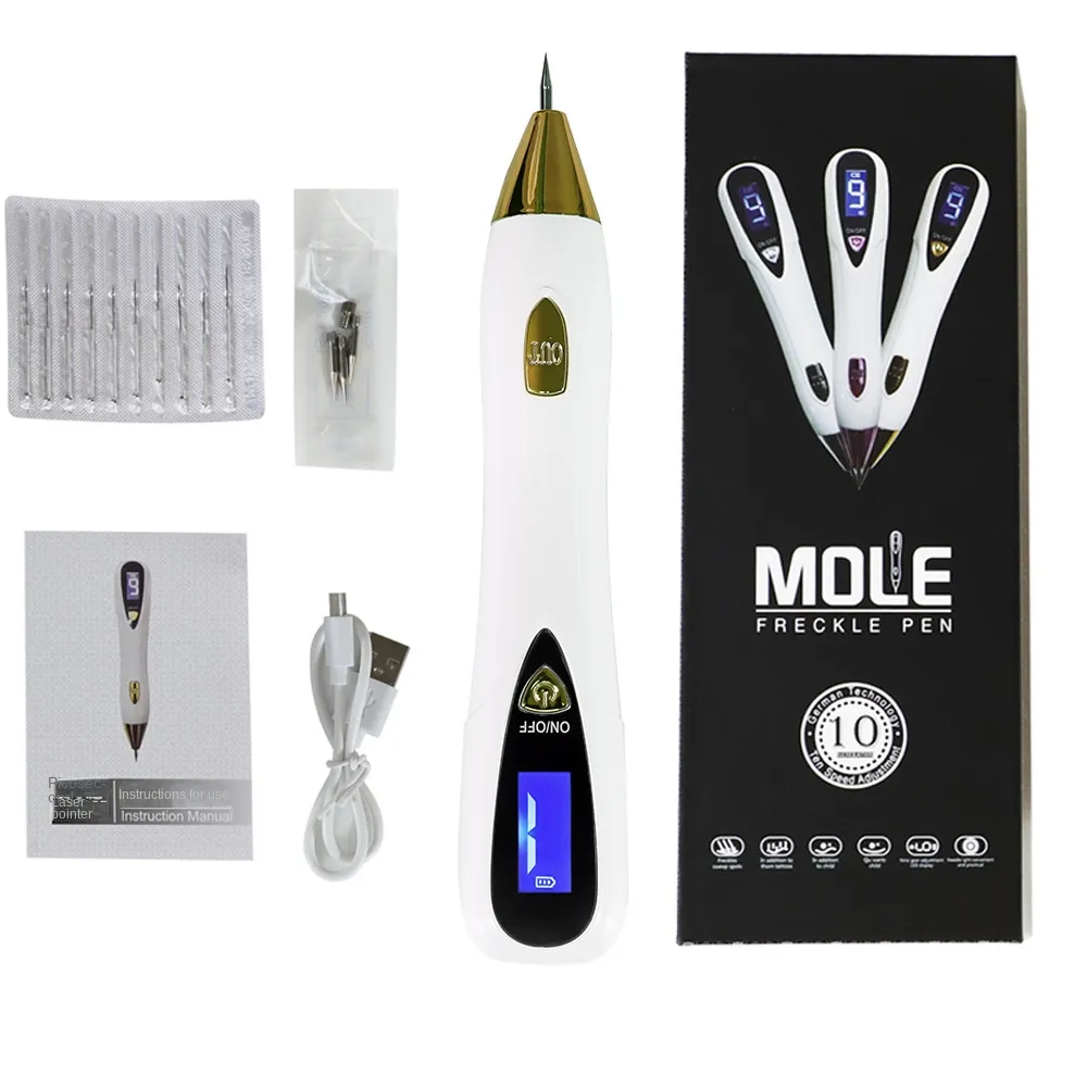 Portable Skin Care Pen with 5 Speed Levels Plasma Ion Technology for Home Skin Care Dual Power Supply Abs Body