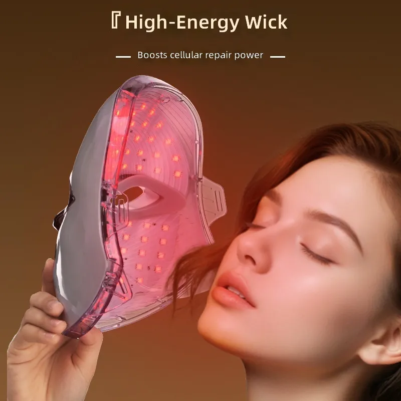 Wireless LED Face Mask — 7 Colors, Touch Control